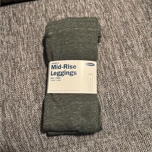 Old Navy Olive Green Mid-Rise Leggings